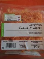 Mängden socker i Carottes râpées