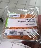 Mängden socker i Carottes Finement Râpées