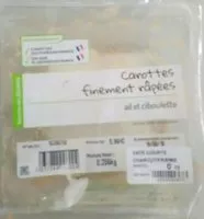 Mängden socker i Carottes finement râpées, ail et ciboulette
