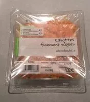 Mängden socker i Carottes finemenr râpées