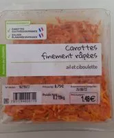 Mängden socker i Carottes finement rappees