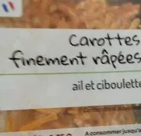 Mängden socker i Carottes finement râpées ail ciboulette