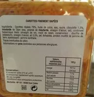 Mängden socker i Carottes finement rapees, ail et ciboulette