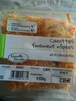 Mängden socker i Carotte râpées