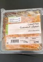 Mängden socker i Carottes finement râpées