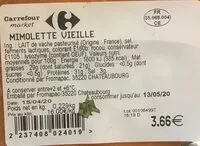 Mängden socker i Mimolette vieille