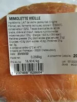 Mängden socker i Mimolette vieille