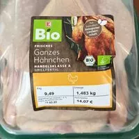 Mängden socker i Ganzes Hähnchen