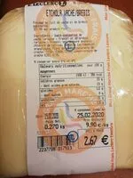 Mängden socker i Etchola vache/brebis