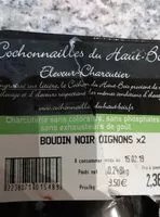 Mängden socker i Boudin noir aux oignons
