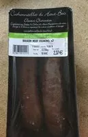 Mängden socker i Boudin noir aux oignons