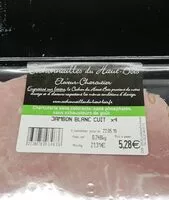 Mängden socker i Jambon blanc cuit