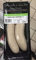 Mängden socker i Boudin Blanc Campagnard