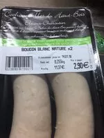 Mängden socker i Boudin blanc
