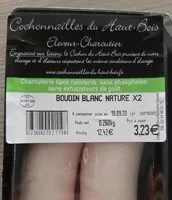 Mängden socker i Boudin blanc nature x2