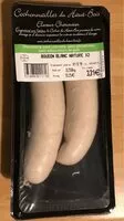 Mängden socker i Boudin blanc nature x2