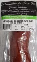 Mängden socker i Saucisson à l'ail fumé cuit
