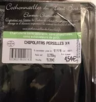 Mängden socker i Chipolatas persillés