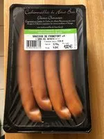 Mängden socker i Saucisse de francfort