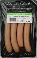 Mängden socker i Saucisse de Francfort