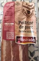 Mängden socker i Poitrine de porc fumée extra