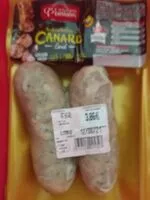 Mängden socker i Andouillettes de canard