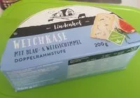 Mängden socker i Weichkäse mit Blau-& Weißschimmel