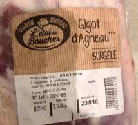 Mängden socker i Gigot d’agneau