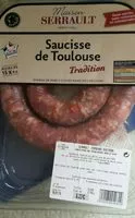 Mängden socker i Saucisse de Toulouse