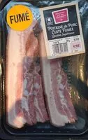 Mängden socker i Poitrine de porc cuite fumée