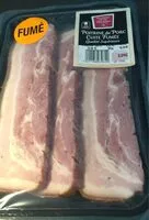 Mängden socker i Poitrine de porc cuite fumé