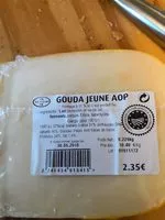 Mängden socker i Gouda jeune AOP