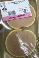 Mängden socker i Mousse de foie de canard