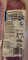 Mängden socker i Schweine-Filet