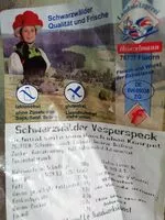 Mängden socker i Schwarzwälder Vesperspeck