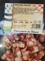 Mängden socker i Lardons fumés Supérieurs