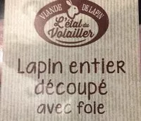Mängden socker i Lapin entier découpé avec foie