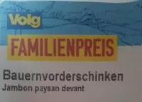 Mängden socker i Jambon paysan devant