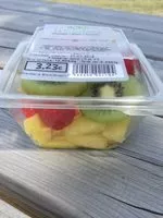 Mängden socker i Salade de fruits Ananas / Kiwi / Fraise