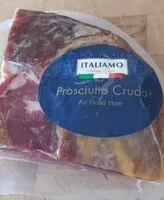 Mängden socker i Prosciutto crudo