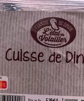 Mängden socker i Cuisse de dinde