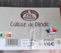 Mängden socker i Cuisses de poulet