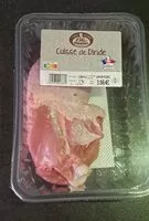 Mängden socker i Cuisse de dinde