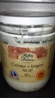 Mängden socker i Crème d'Isigny AOP