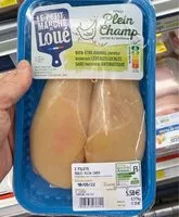 Mängden socker i 2 filets de poulet