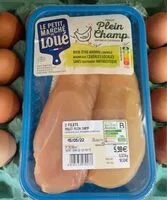 Mängden socker i 2 filets de poulet