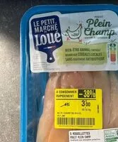 Mängden socker i Aiguillettes poulet plein champ