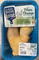 Mängden socker i 2 Cuisses de poulet