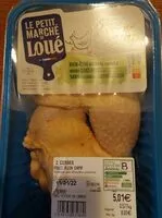 Mängden socker i Cuisses de poulet pleins champs