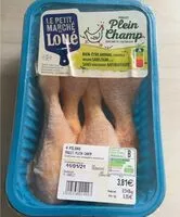 Mängden socker i Pilons de poulet